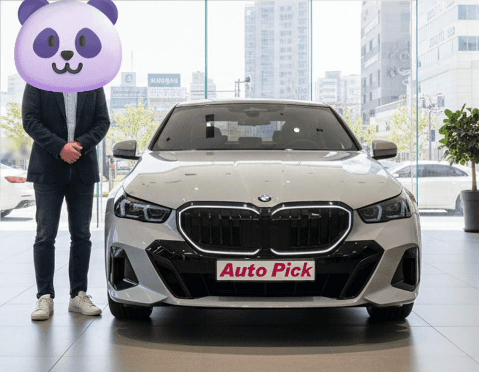 BMW 520i 출고 사진